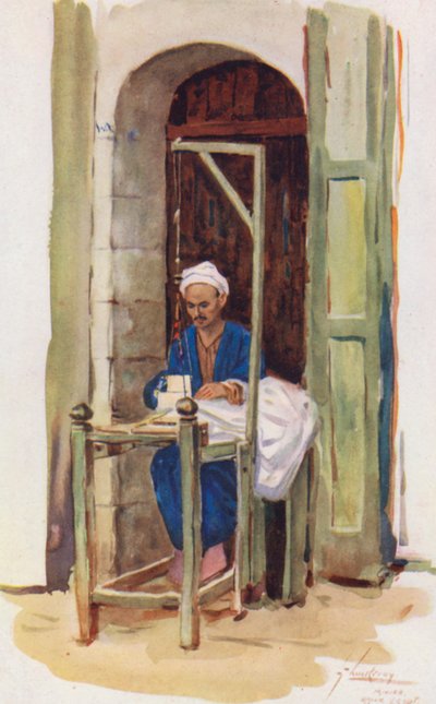 Menschen von Ägypten: Spinner oder Weber, Kazzaz von Lance Thackeray