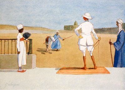 Der Dandy-Tourist, 1908 von Lance Thackeray