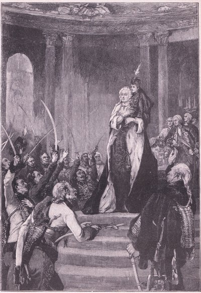 Maria Theresia und das ungarische Parlament von Laslett John Pott