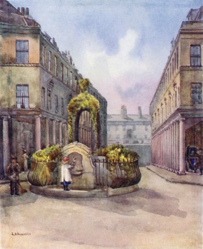 Bath Street und Mineralwasserbrunnen von Laura Annie Happerfield