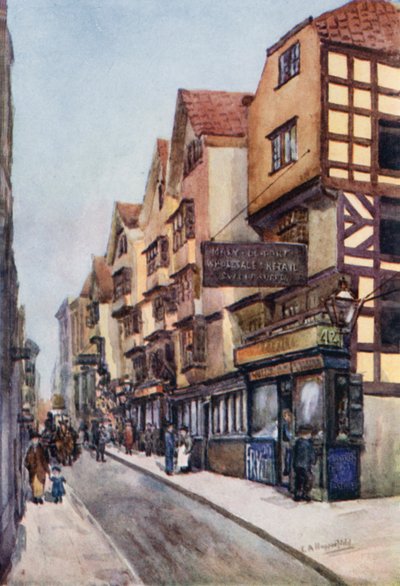 Mary-le-Port Straße: Ein Stück altes Bristol von Laura Annie Happerfield