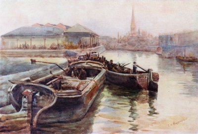 St. Mary Redcliffe, vom Princes Wharf von Laura Annie Happerfield