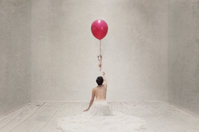 Nach dem Roten Ballon Greifen von Laura Benvenuti