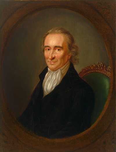 Thomas Paine (1737-1809), um 1792 von Laurent Dabos