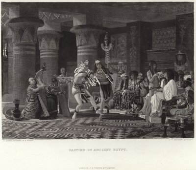 Zeitvertreib im alten Ägypten von Lawrence Alma Tadema