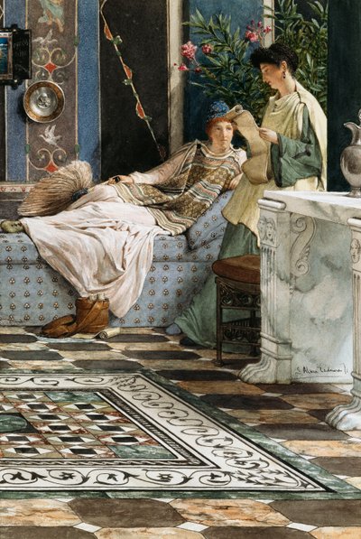 Der Brief eines Abwesenden, 1871 von Lawrence Alma Tadema