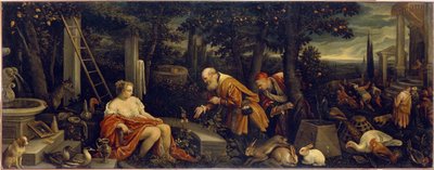 Susanna und die Ältesten von Leandro da Ponte Bassano