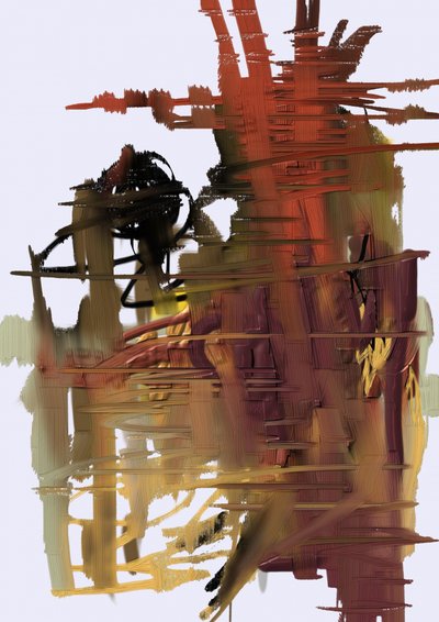 Dynamische Urbane Struktur von Lembayung senja studio [Vintage Poster]