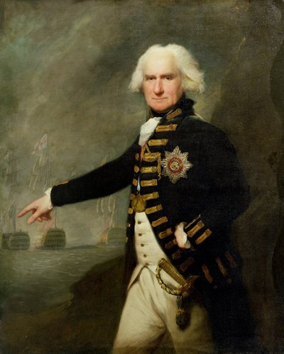 Admiral Lord Bridport (1727-1814) ca. 1795 von Lemuel Francis Abbott