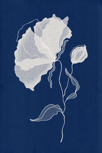 Ätherische blaue Blüte von Lena Refur