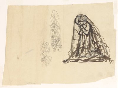 Betendes Mädchen und Ornament von Leo Gestel