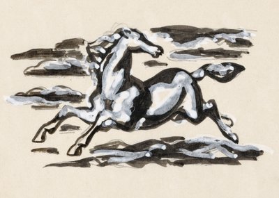Galoppierendes Pferd von Leo Gestel