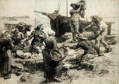 Sortieren des Fangs von Leon Augustin Lhermitte