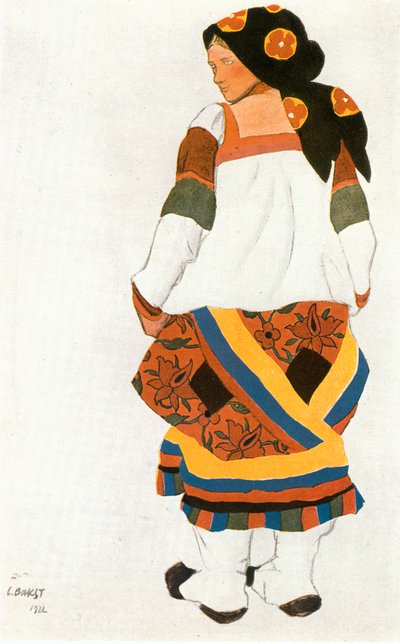 Russische Bäuerin von Leon Bakst