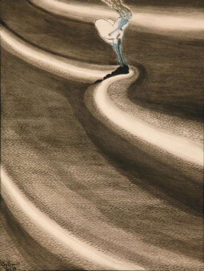 Mädchen an den Wellen von Leon Spilliaert
