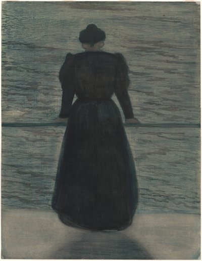 Frau am Meer von Leon Spilliaert