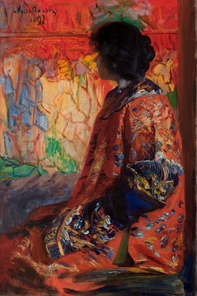 Japanische Frau von Leon Wyczolkowski