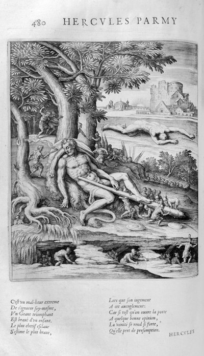 Laut griechischer Mythologie begegneten die Pygmäen einst Herakles von Leonard Gaultier