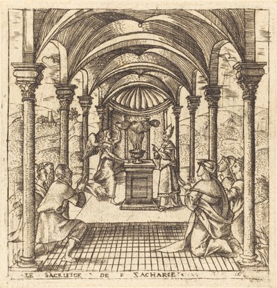 Zacharias und der Engel des Herrn von Leonard Gaultier
