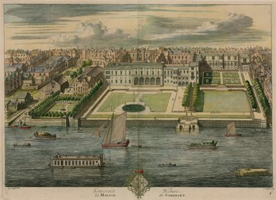 Somerset House, London von Leonard Knyff