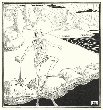 Wenn die ganze Welt Apfelkuchen wäre und das ganze Meer Tinte von Leonard Leslie Brooke