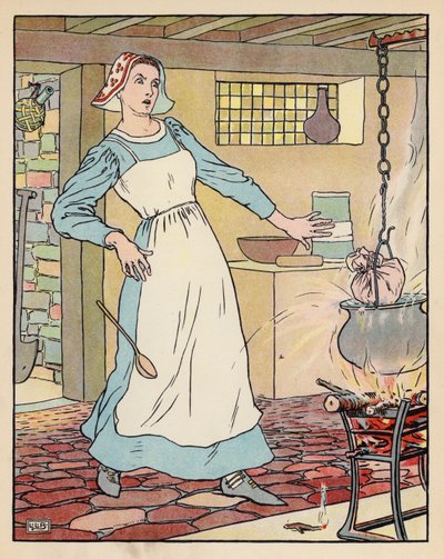 Illustration für Däumelinchen von Leonard Leslie Brooke