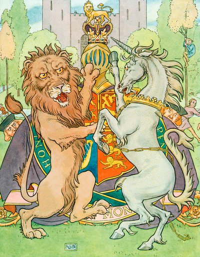 Der Löwe und das Einhorn von Leonard Leslie Brooke