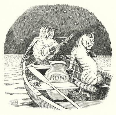 Die Eule und die Pussycat von Leonard Leslie Brooke