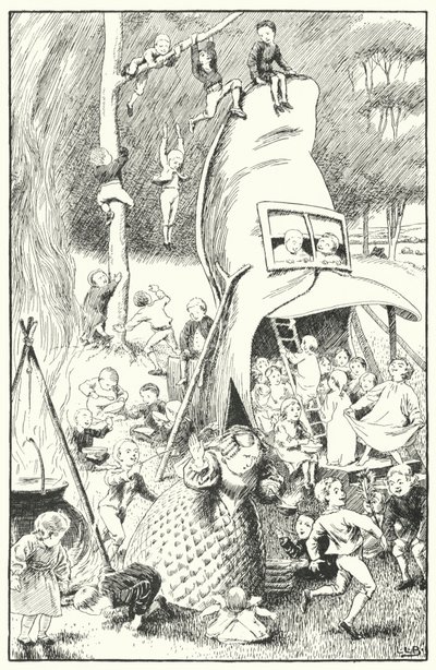 Es war eine alte Frau, die in einem Schuh lebte von Leonard Leslie Brooke