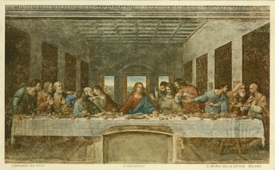 Das letzte Abendmahl von Leonardo da (after) Vinci