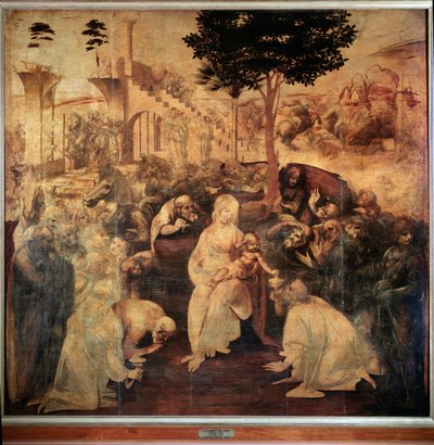 Anbetung der Könige von Leonardo da Vinci