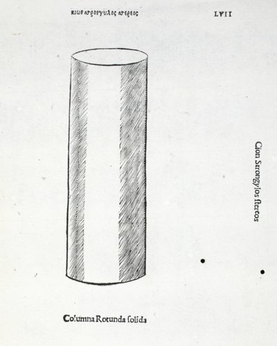 Columna rotunda solida, Illustration aus 