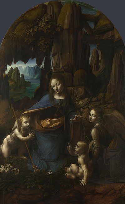 Die Felsgrottenmadonna von Leonardo da Vinci