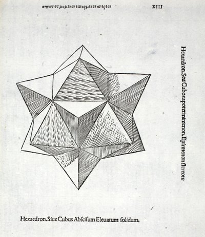 Hexaedron abscisum elevatum solidum, Illustration aus 