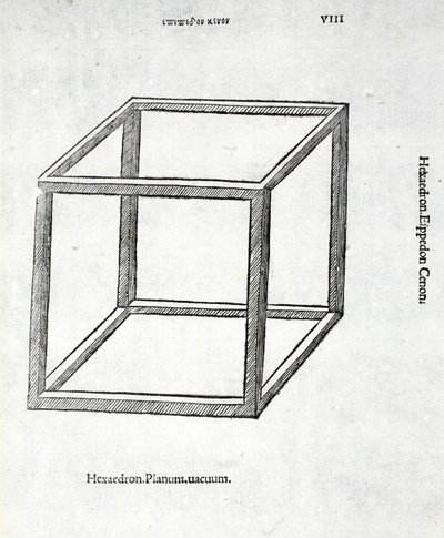 Hexaedron planum vacuum, Illustration aus 