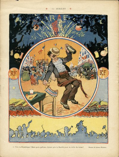 Illustration von Leonce Burret (1865-1915) in Le Rire von Leonce Burret