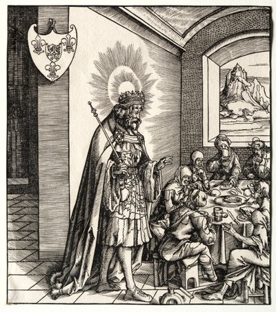 Heilige, die mit dem Haus Habsburg verbunden sind: Eine allgemeine Darstellung der Vorfahren von Kaiser Maximilian I. von Leonhard Beck