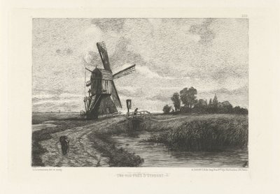 Ansicht des ländlichen Gebiets in der Umgebung von Utrecht von Leopold Lowenstam