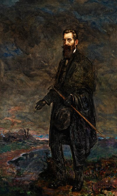 Porträt von Theodor Herzl von Leopold Pilichowski