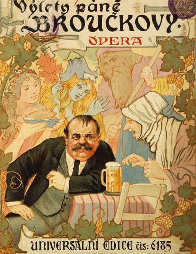 Titelseite von Vylety pane Brouckovy von Leos Janacek von Leos Janacek
