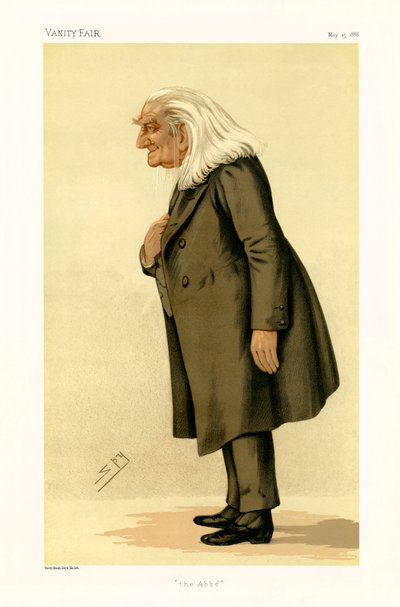 Franz Liszt - Porträt stehend von Leslie Matthew (1851 1922) Ward