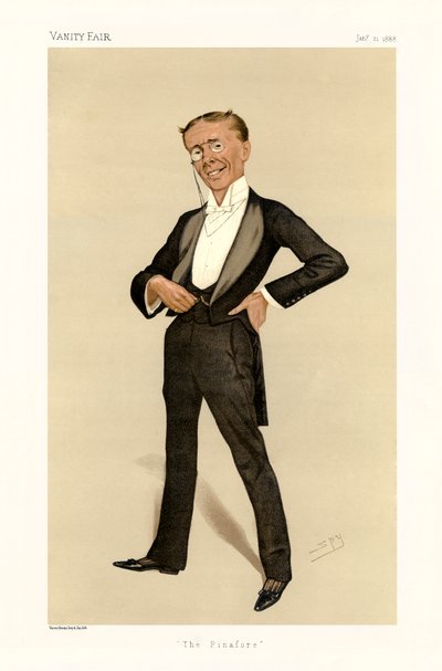 George Grossmith - Porträt stehend von Leslie Matthew (1851 1922) Ward