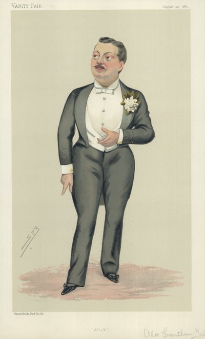 Alexander Grantham Yorke, Alick, 20. August 1881, Vanity Fair Karikatur von Leslie Matthew Ward