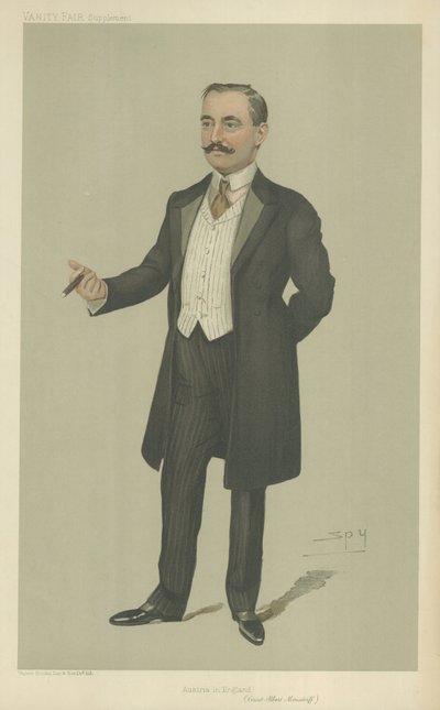 Graf Albert Mensdorff von Leslie Matthew Ward