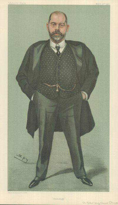 Dr. Robert Henry Scanes Spicer, Rhinologie, 20. März 1902, Vanity Fair Karikatur von Leslie Matthew Ward