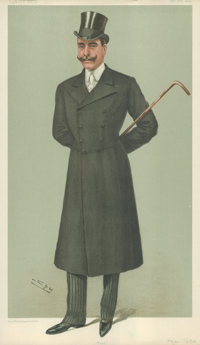 HSH Der Herzog von Teck, Frank, 17. Juli 1902, Vanity Fair Karikatur von Leslie Matthew Ward