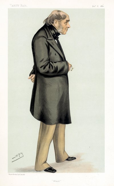 Henry Bessemer, britischer Ingenieur, Erfinder und Industrieller, 1880 von Leslie Matthew Ward