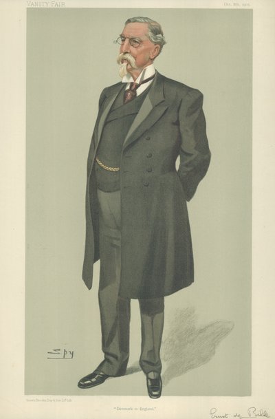 M Frants Ernest De Bille, der dänische Minister von Leslie Matthew Ward