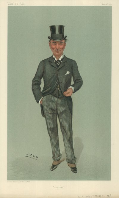 Mr. Charles Algernon Whitmore, Chelsea, 16. Mai 1901, Vanity Fair Karikatur von Leslie Matthew Ward