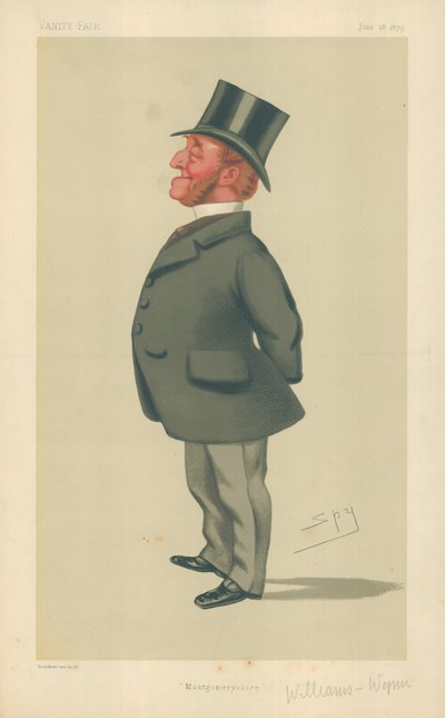 Mr. Charles Watkin Williams-Wynn, Montgomeryshire, 28. Juni 1879, Vanity Fair Karikatur von Leslie Matthew Ward